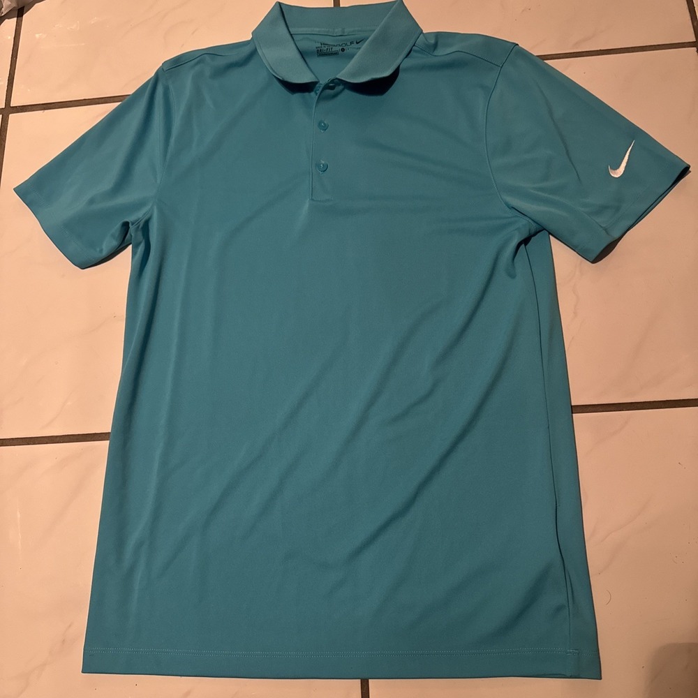 Nike Polo Mens S Sunday 19x27.5 Golf Performance Court Tennis Swoosh Work 725518